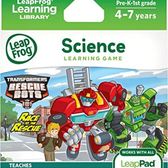 LeapFrog Transformers Rescue Bots Race to the Rescue Factory Sealed New - Picture 3 of 13